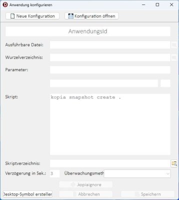 Smart Launcher Konfigurationsbildschirm